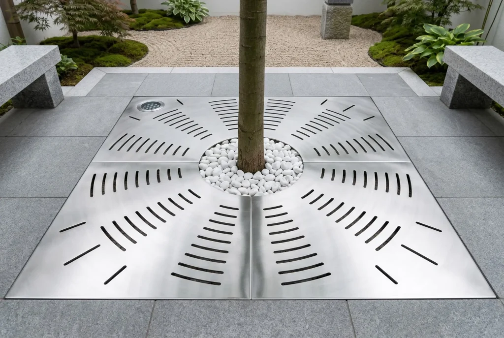 stainless steel tree grates for Site Furnishings