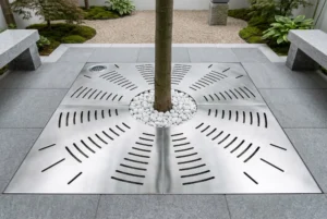 stainless steel tree grates for Site Furnishings