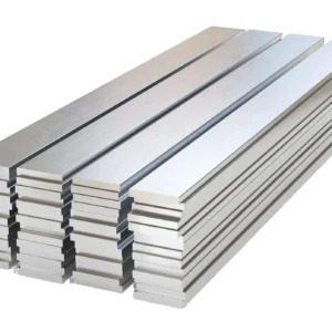 steel and aluminum plates isolated for industrial material supply and fabrication