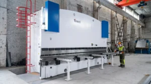 CNC press brake bending machines with 12-meter length capacity for stainless steel plate