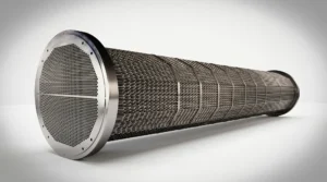 Stainless steel industrial shell and tube heat exchanger for chemical process heating and cooling