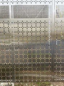 Finished stainless steel products and components display