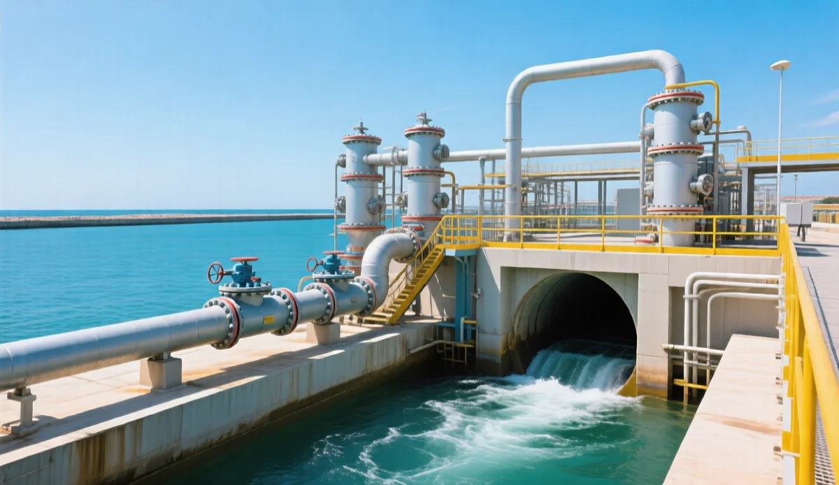 2205 duplex in sea water service Sea water piping and heat exchanger systems at a desalination plant
