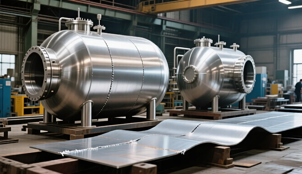 High strength of 2205 duplex Duplex stainless steel pressure vessel components in fabrication