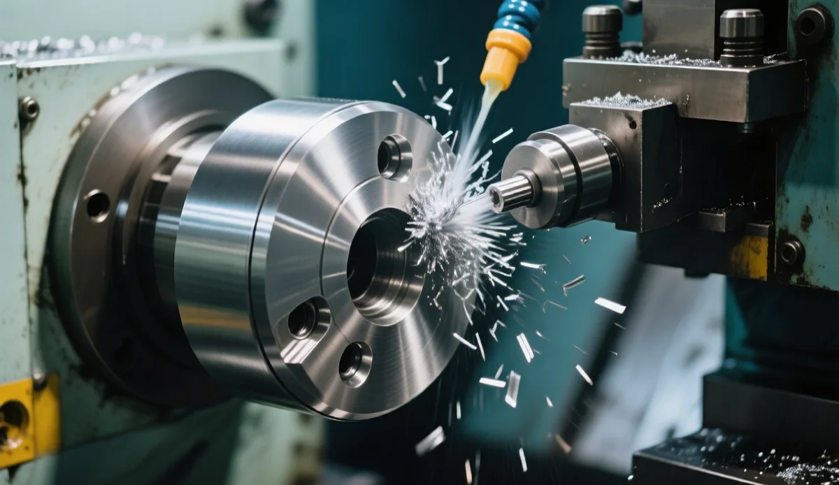 Fabricating nickel alloys Machining a high alloy nickel component on a CNC lathe
