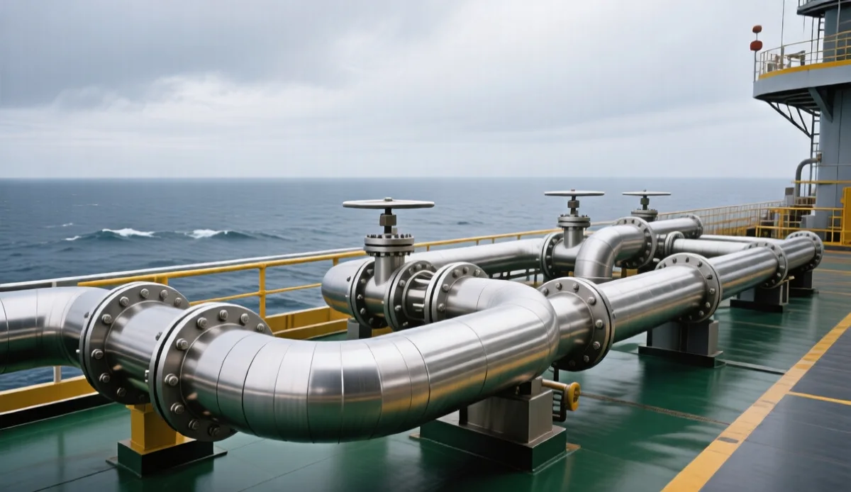 Duplex stainless in sea water service Sea water piping system on an offshore platform
