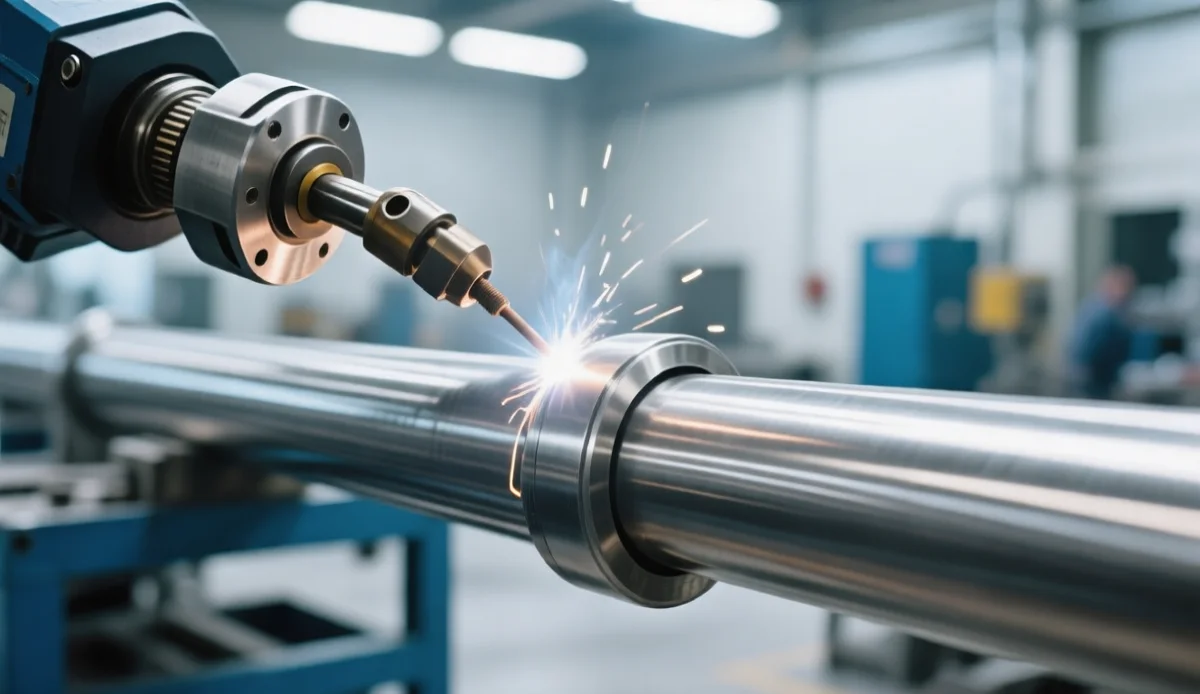 Welding duplex stainless steel Welding a duplex stainless steel pipe joint with controlled heat input